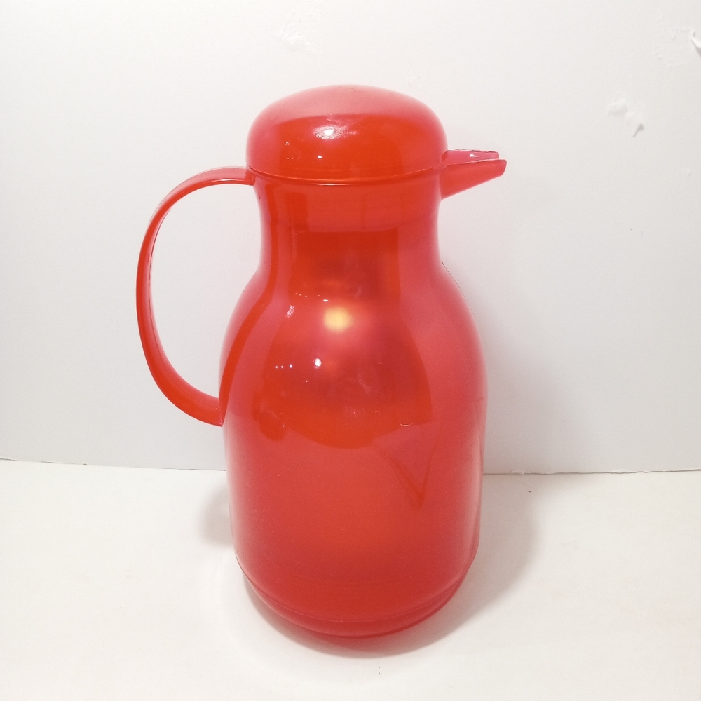 Vintage Red Coffee Thermos Pitcher Alfie